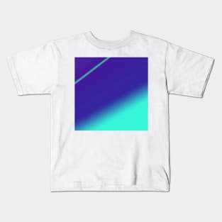 sky blue abstract texture art Kids T-Shirt